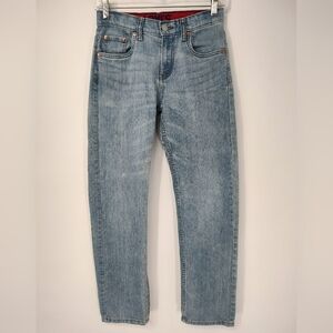 Levi's 514 Kids Light Blue Jeans Size 14R, 27x29